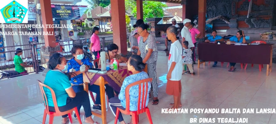 KEGIATAN POSYANDU BR DINAS TEGALJADI