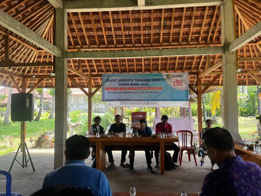 RAT PENGURUS DAN ANGGOTA KOPERASI DESA MERAH PUTIH (KDMP) TEGALJADI TAHUN 2025